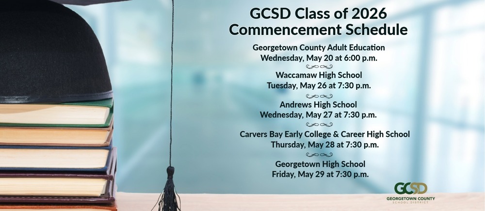 GCSD Class of 2026 Commencement Schedule