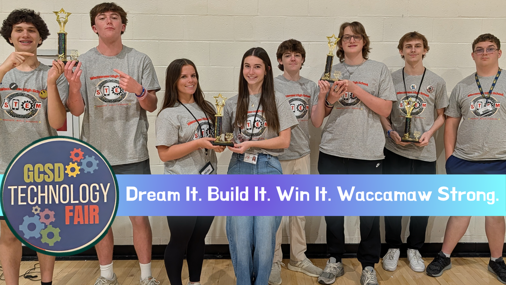 group shot tech fair participants