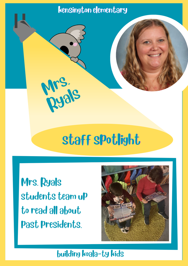 flyer highlighting Mrs. Ryals and her class