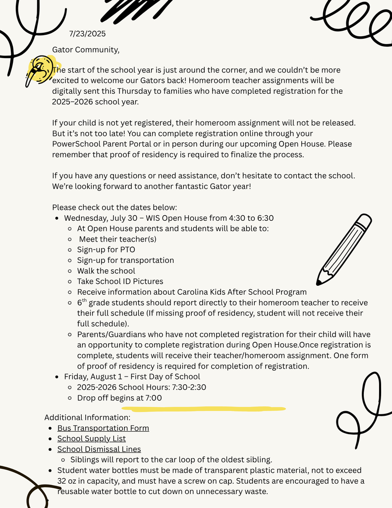 2nd Parent Letter