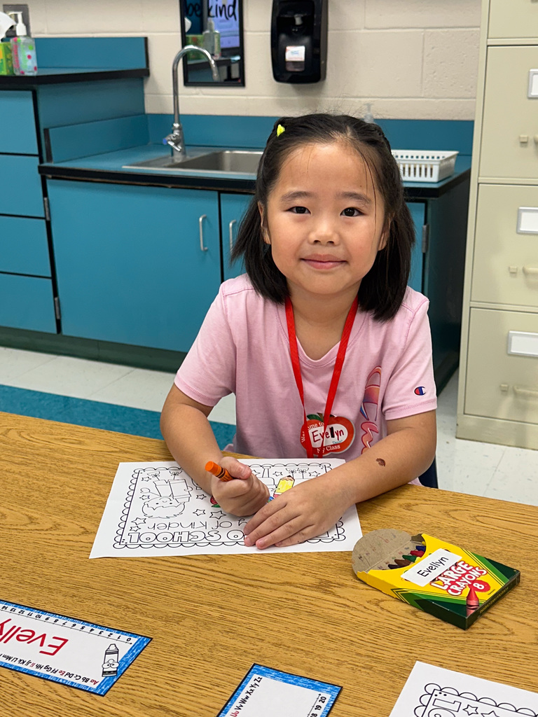 First Day oif School - student smiling