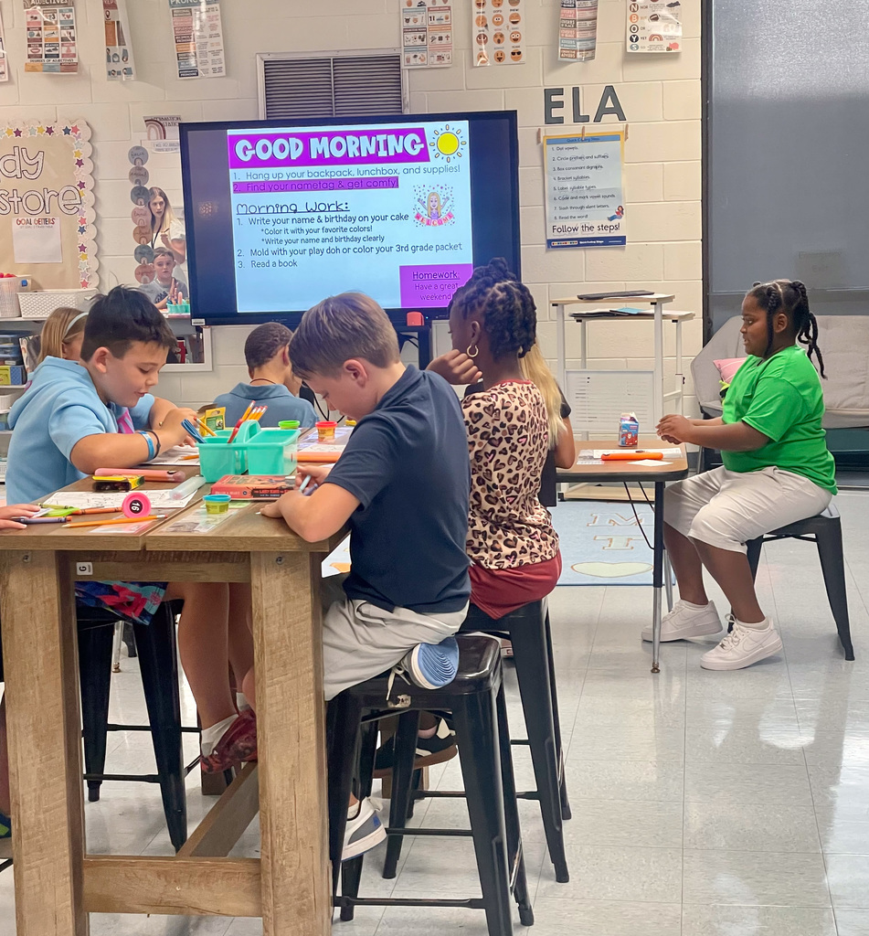 Students first day of school