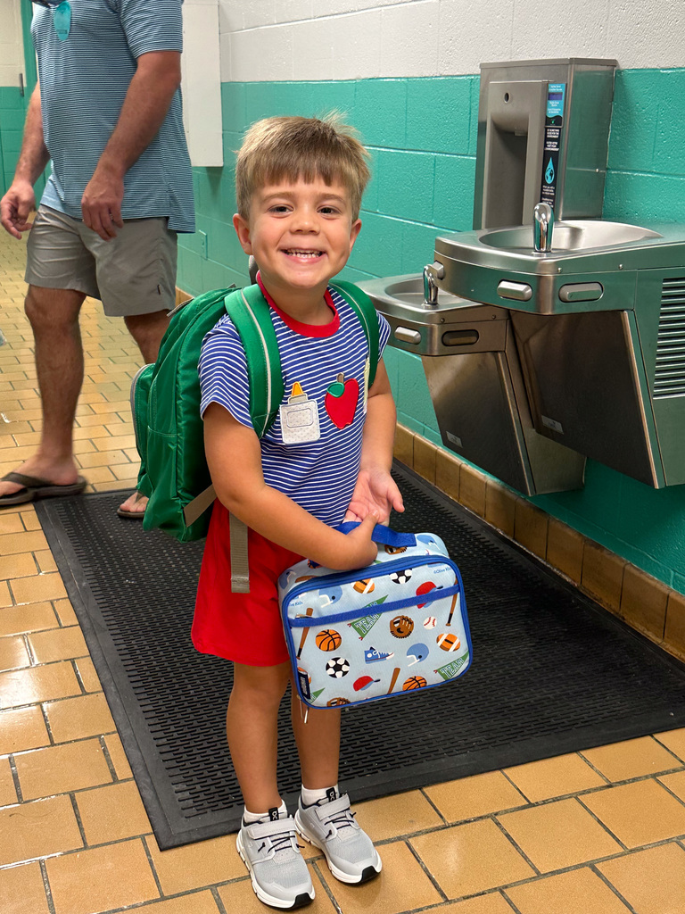 First Day oif School - student smiling