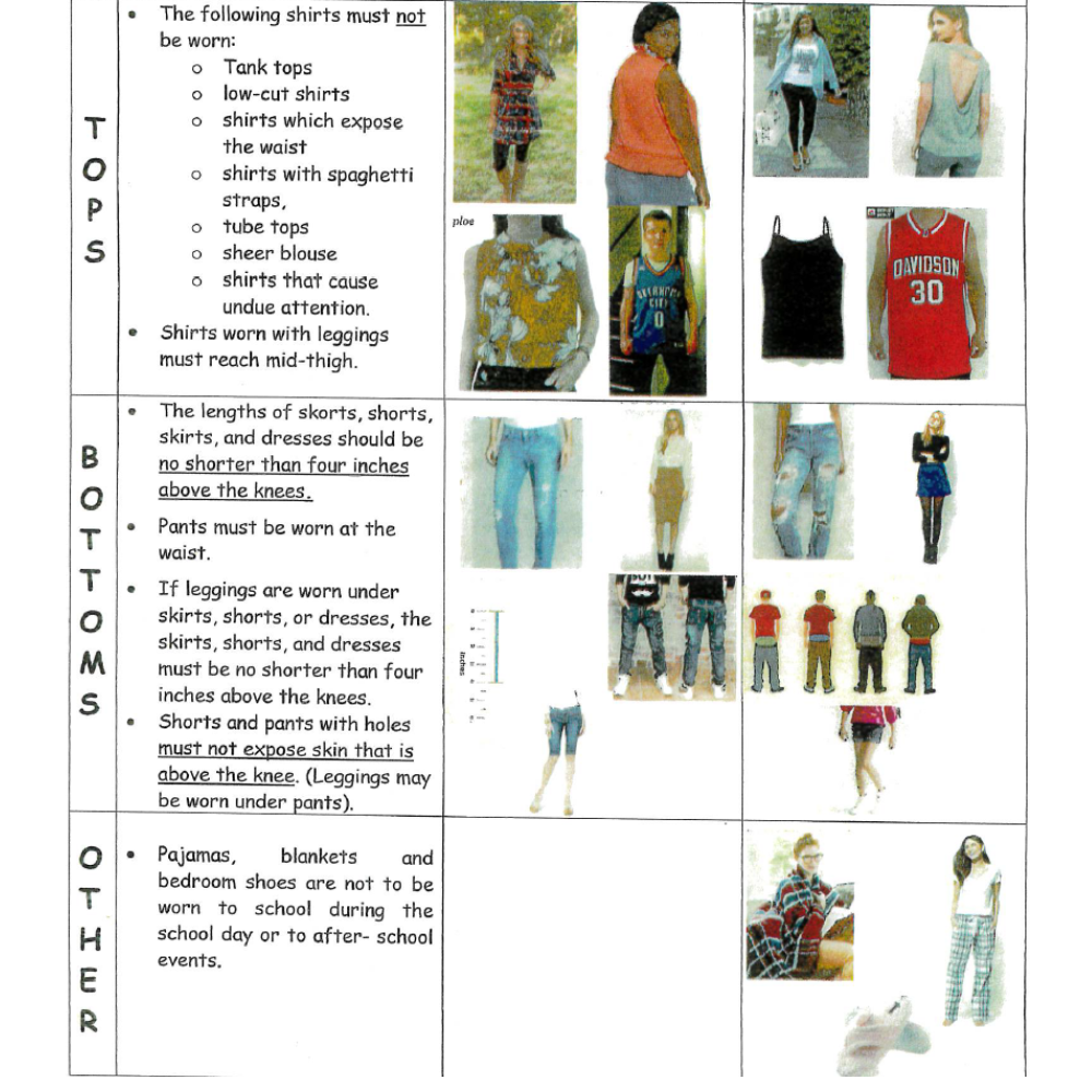 📢 DRESS CODE REMINDER … Let’s Work Together! 📢 We’re in middle school, and this is the place where students grow, learn, and focus on their future. Lately, the dress code has become a major distraction, and we truly need your help, parents. 🙏 We don’t enjoy making calls about clothing. We’d much rather call home with positive news and celebrations. So let’s partner up to keep our focus where it belongs: on education. 📚💡 👗 Crop Tops: We’re seeing more tied-up shirts and midriffs showing. While the style is cute, it’s not appropriate for school. Please save these trendy outfits for the weekend.🙅♀️ Let’s make sure everything is fully covered. School is not the place for low-cut tops. 🩳 Leggings & Bodysuits: Super comfy? Yes. But without a longer top to cover up, they’re a bit too revealing for class. Let’s aim for fashionable AND school-appropriate! 👖 Shorts & Mini Skirts: Yes, it’s hot—but if your child bends over and too much is showing, it's too short for school. If you can feel the breeze, please don’t wear it. 😉 Let’s keep those cheeks in check! 👖 For the Boys: Sagging is still showing up, and so is underwear. Let’s keep it respectful and remind our young men to keep it classy and pull those pants up! We don’t wear any Hats or Hoods in the building. 💬 These dress code reminders are not about policing style. They're about minimizing distractions and creating a space where all students can succeed. We want our students to feel confident AND focused. 💙 Thank you for teaming up with us to keep our school environment respectful, positive, and focused on learning. We can’t do it without you! ✨