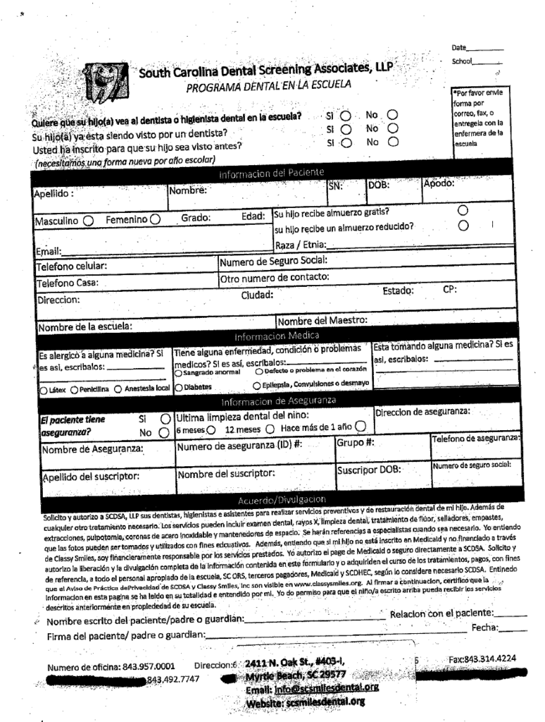 🦷 From Nurse McCants’ Desk 🦷 SC Smiles Dental (formerly Classy Smiles) will be returning to Georgetown Middle School this year! 📄 Dental consent forms have been placed in all teacher mailboxes to hand out during HOMEROOM. ✅ Once completed, please return forms to the front office so we can forward them to SC Dental. 📅 They’ll confirm their arrival date soon! 🗣 We have both English and Spanish forms available — check the attachments for both versions!