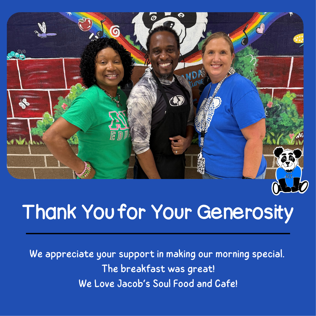 The Principal and AP with representative from Jacob's Soul Food