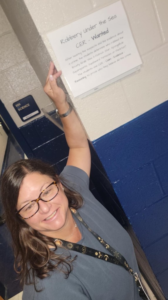 🕵️♂️ Classroom Spotlight: Mrs. Weaver’s 8th Grade Science! 🧪 💥 Robbery Under the Sea! 🌊🐠 After learning about the suspects in this ocean mystery, students put on their detective hats 🕵️♀️ and used C.E.R. to figure out who committed the crime! 🔹 C = Claim 🔹 E = Evidence 🔹 R = Reasoning These science sleuths are proving that learning can be mysterious AND fun! 🧠✨