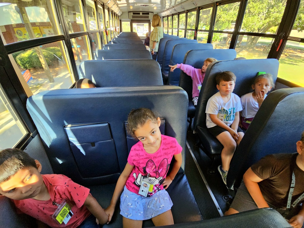 students sitting on bus