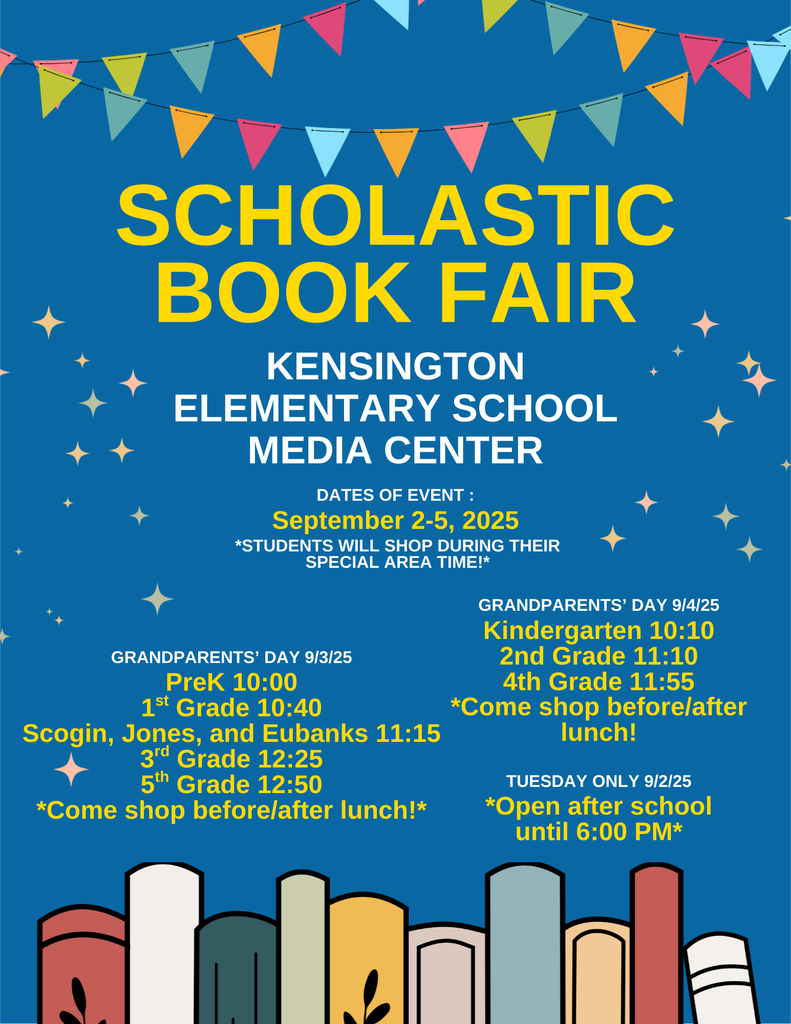 flyer for the Scholastic Book Fair