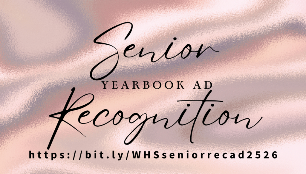 Senior Recognition Ad Flyer