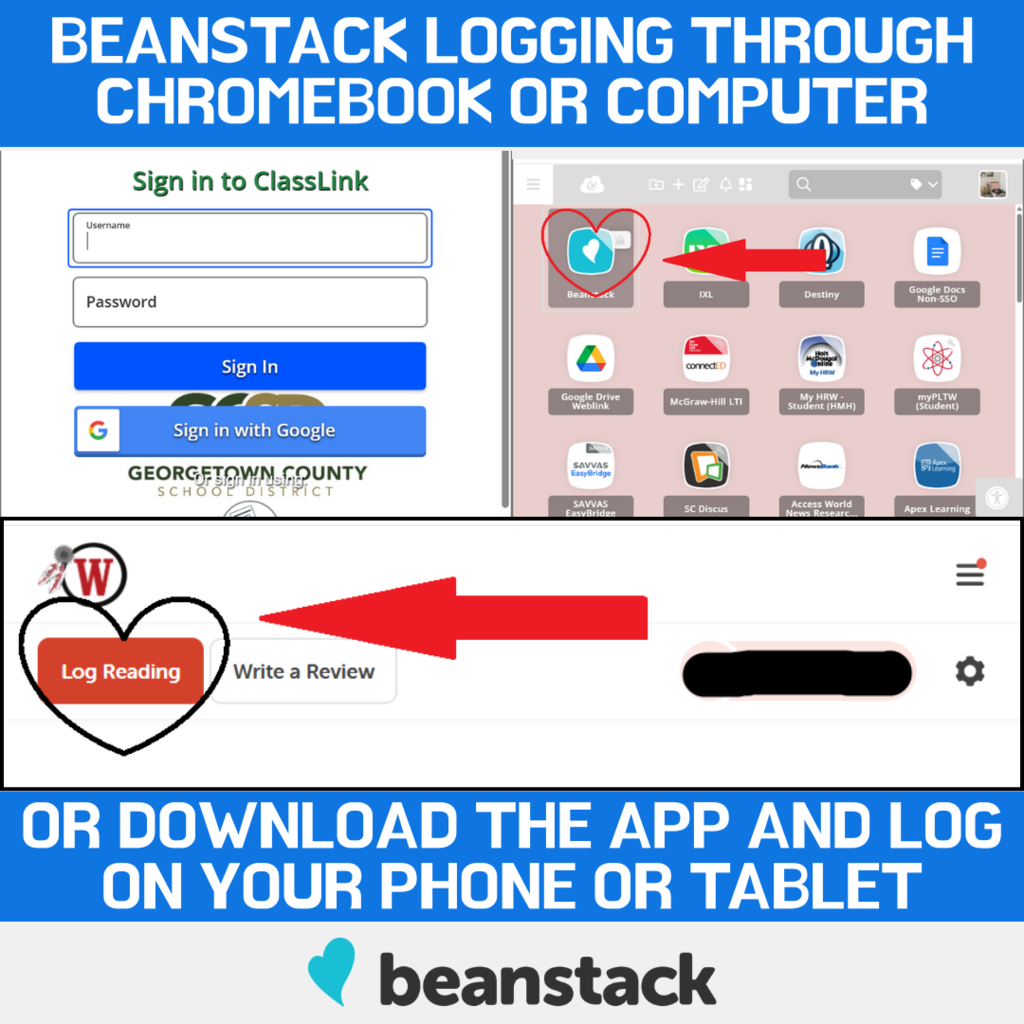 Beanstack directions