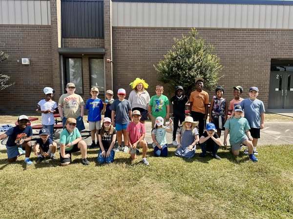 PHESA students wearing hats for Kidz in Lids fundraiser.