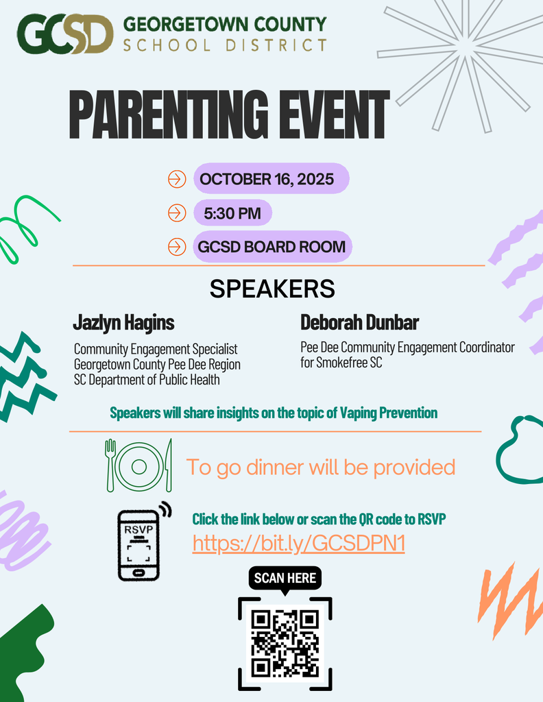 parenting event flyer