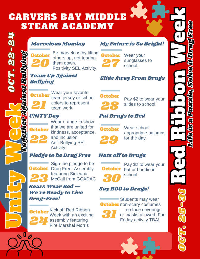 unity and red ribbon week