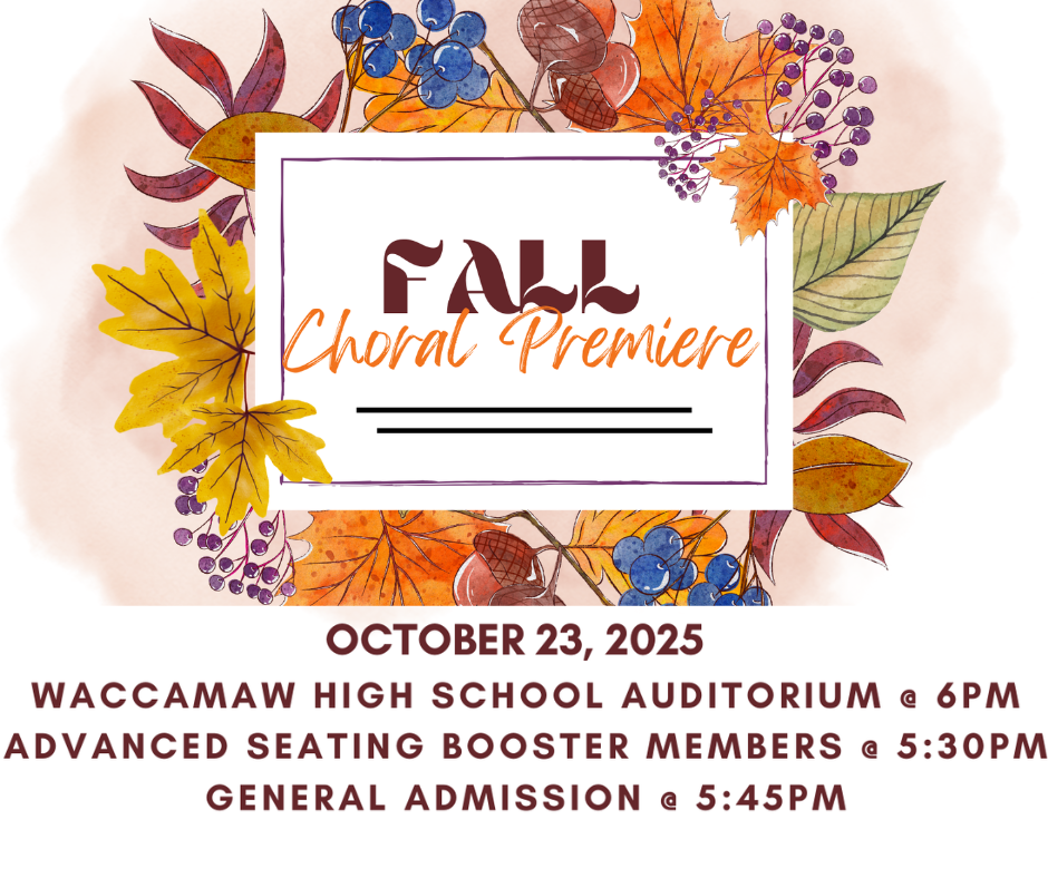 fall choral flyers
