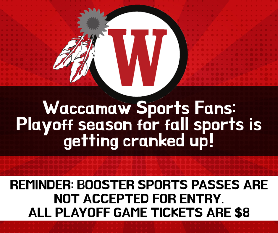 playoffs - no booster sports passes, tickets $8