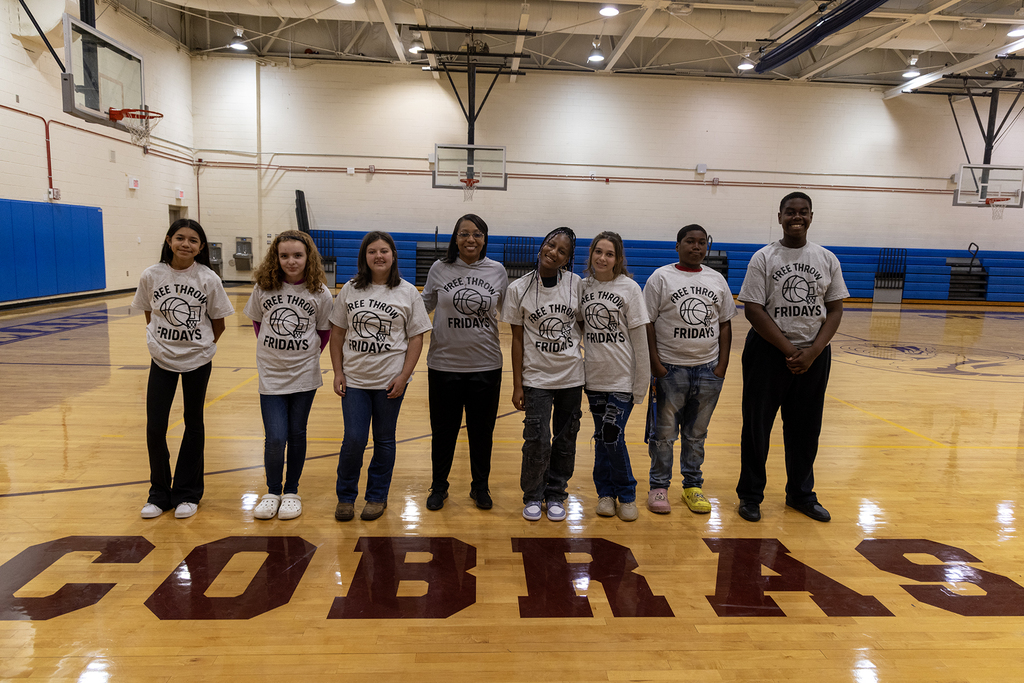 #FreeThrowFriday at Rosemary Middle School 