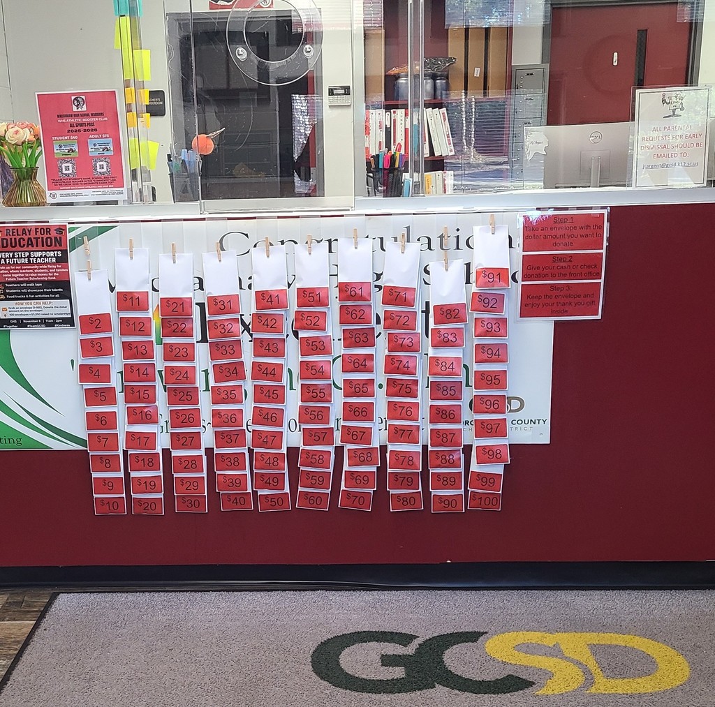 picture of envelopes in front office