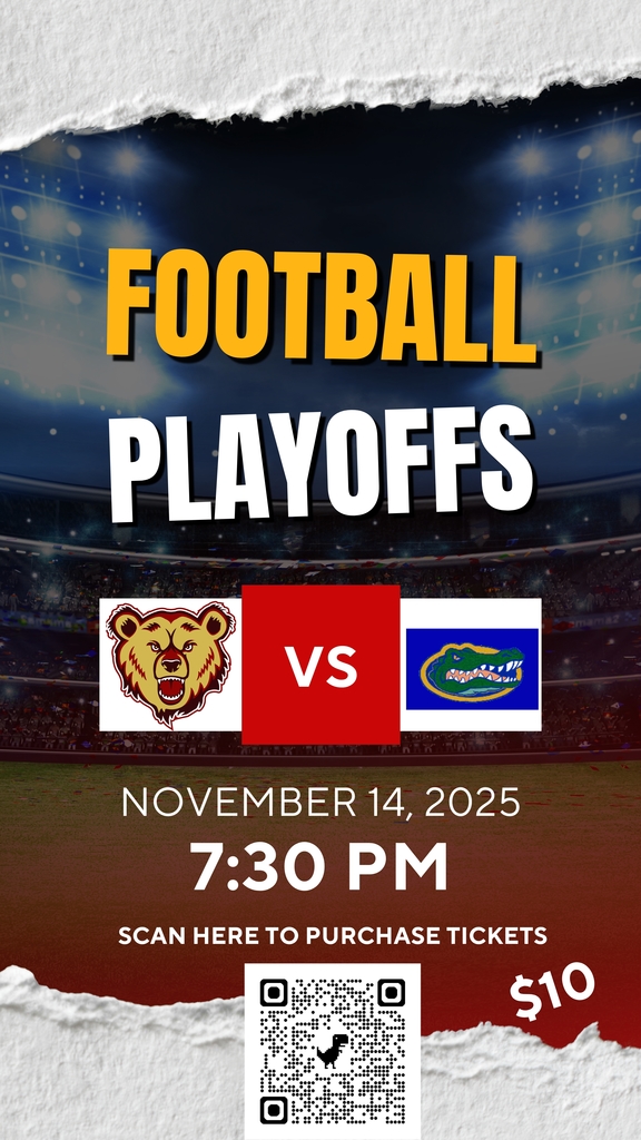 11/14 Playoffs Flyer with QR code for tickets