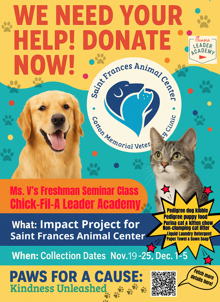 Paws for a cause poster