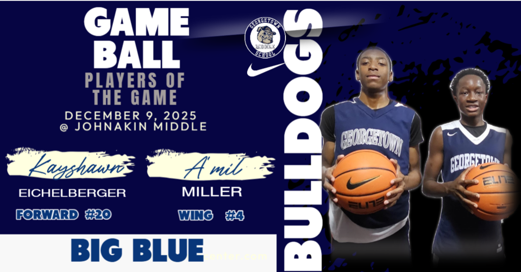 The boys basketball team traveled to Johnakin Middle last night and pulled out a close 2 point victory.  Final score was 31 - 29. Kayshawn Eichelberger scored a layup with 2 seconds to play for the go-ahead win.  Game balls went to Kayshawn Eichelberger (7th Grade) for his tough play and relentless desire to win, also A'mil Miller (8th Grade) for his continued improved effort and clutch free throws.   We will be home tonight against Carvers Bay for our 2nd Conference (County) game.  Girls game will begin at 5:30 pm, and the boys will play immediately after.