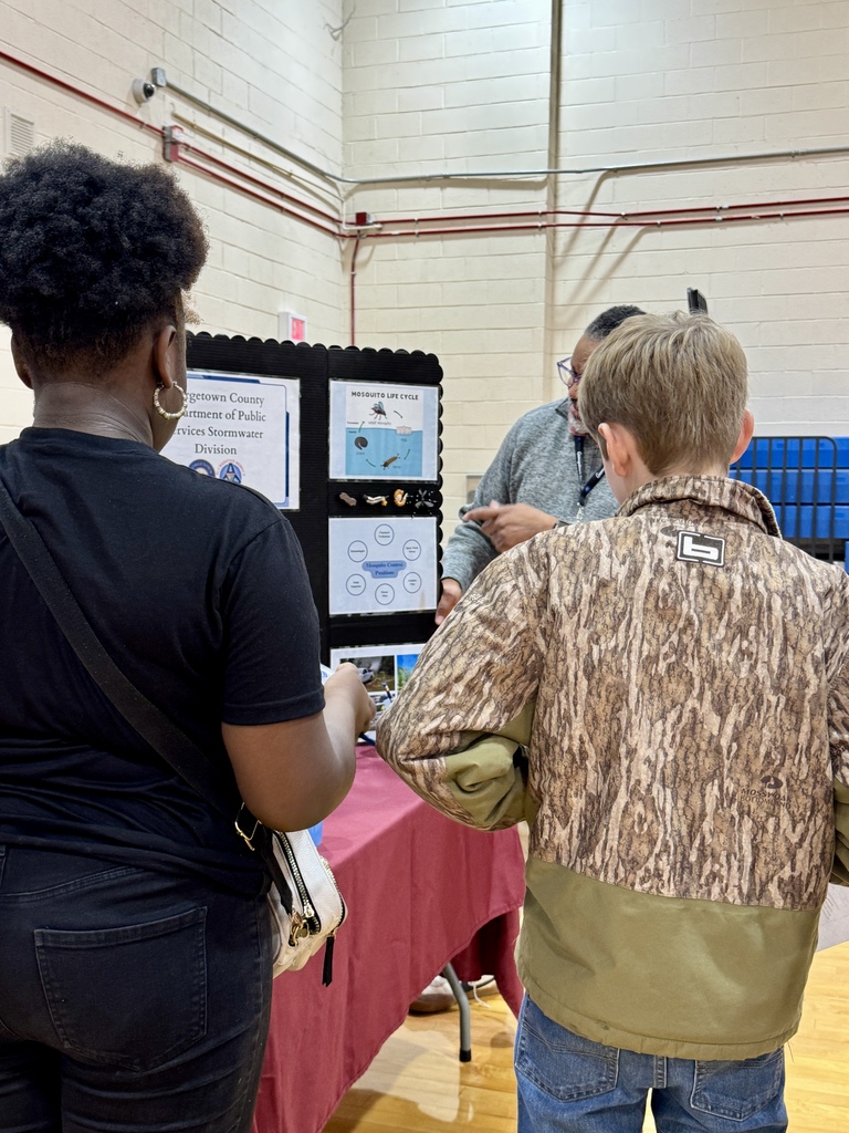 Students participating in Career Day presentations