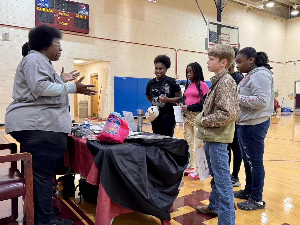 Students participating in Career Day presentations
