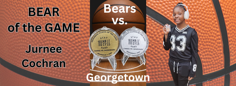 Bear of the Game against Georgetown on 12-10-25.