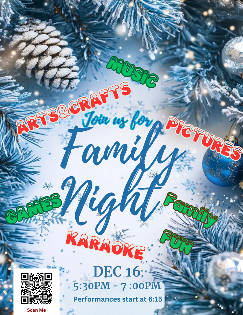 Family Night flyer