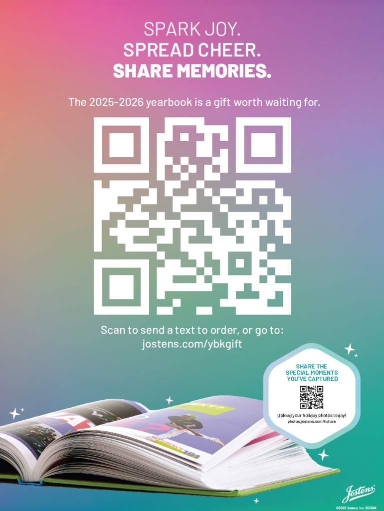 Good evening,  I've attached the flyers for the holiday yearbook sale (who wouldn't want a GMS yearbook for the holidays!) and the flyer for yearbook ads. Yearbook ads are due January 19th, which is a hard deadline by Jostens. Most commonly they are a big deal for 8th grade parents and some last year got upset they couldn't place an ad order after the deadline. If you could post about that on Facebook it would be much appreciated!   Parents can contact me at my school email eweissmeier@gcsd.k12.sc.us for any help they may need with the ads or purchasing a yearbook.  Thank you so much!