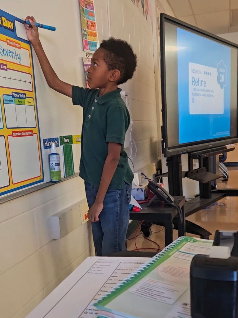 Leading the number of the day activities