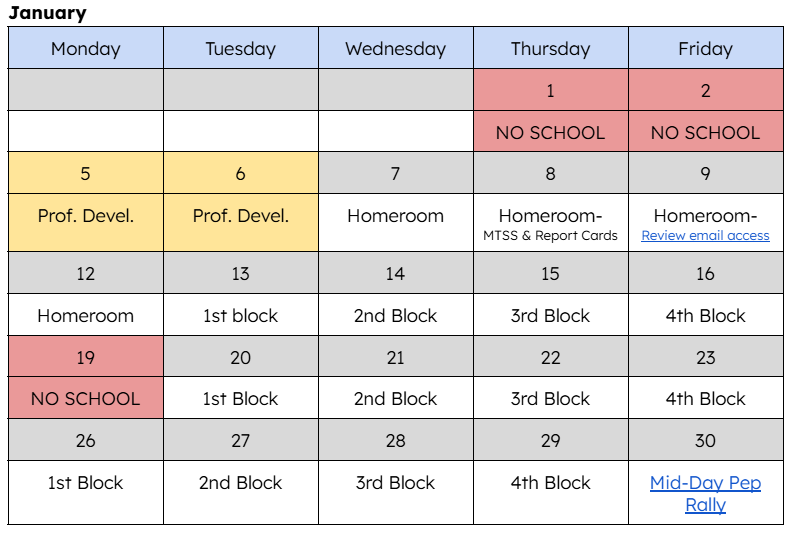 January Tribe Time Updated