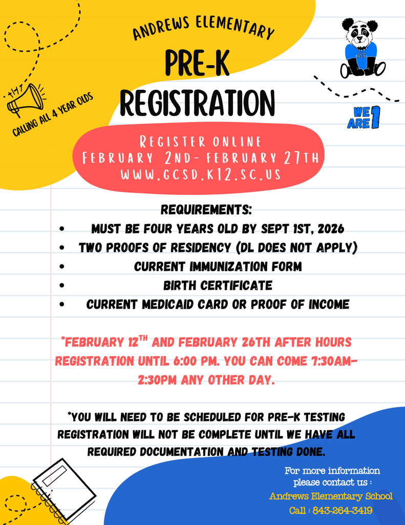 PK Registration Flyer