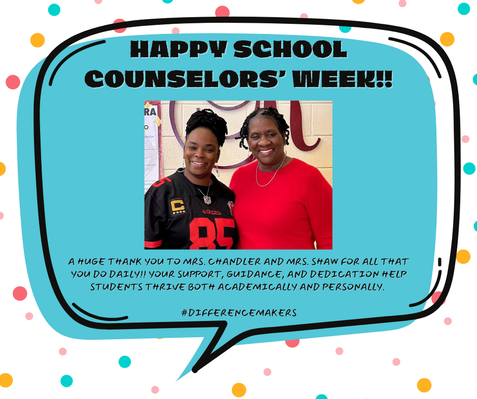 Happy School Counselors’ Week!!