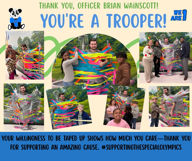 Tape Officer Wainscott for Special Olympics 