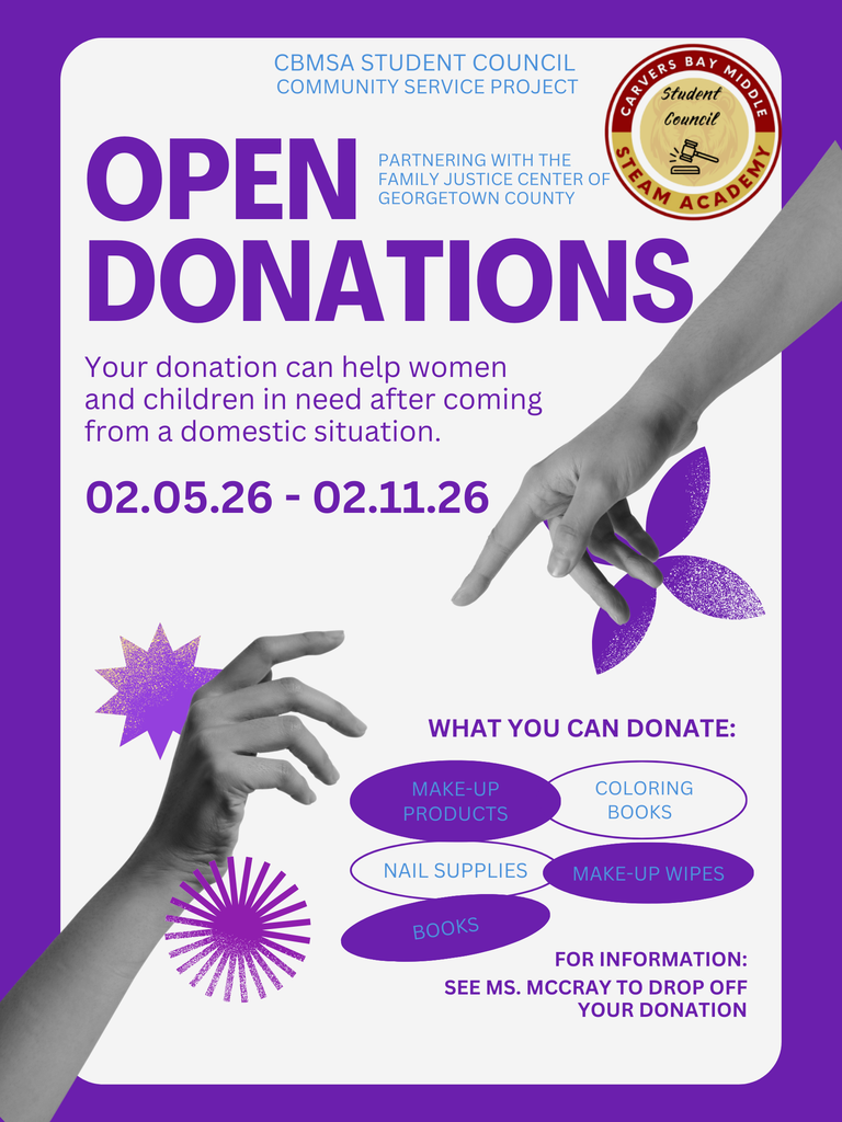 Open Donations flyer to help women and children in need after coming from a domestic situation.