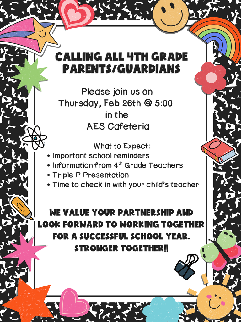 4th Grade Parent Night