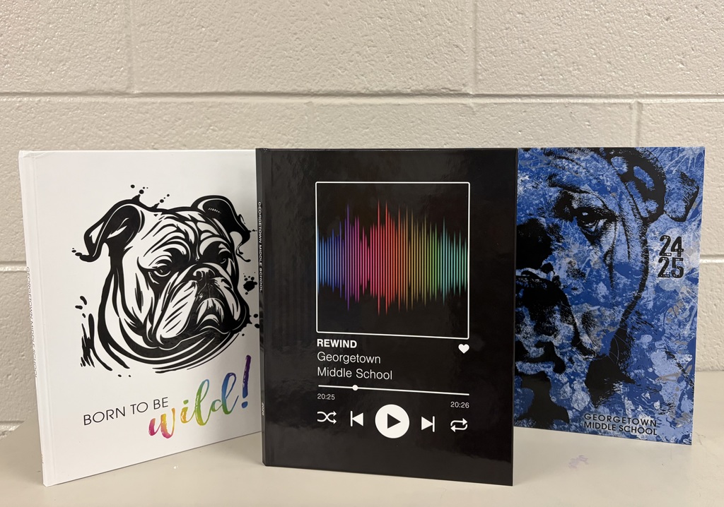 Pssst.... it's Josten's Yearbook Sneak Peek Week!  You didn't hear this from us, but Ms. Weissmeier and the Yearbook Staff have been working hard to make this yearbook our best one yet! We were lucky enough to score a sneak peek of what some of the pages will look like and, of course, the cover!  This year, we're hitting rewind and reliving some of our favorite memories from August through May! You don't want to miss out.... and the yearbooks are going quick!  Yearbooks are now on sale through February 25th. You can purchase a yearbook starting at $50. You can purchase them online via the QR code or via Jostens with this link: https://www.jostens.com/apps/store/productBrowse/1042688/Georgetown-Middle-School/2026-Yearbook/2025081904282930788/CATALOG_SHOP  @Jostens  #ybksneakpeek #ybksocial #Jostens #8634