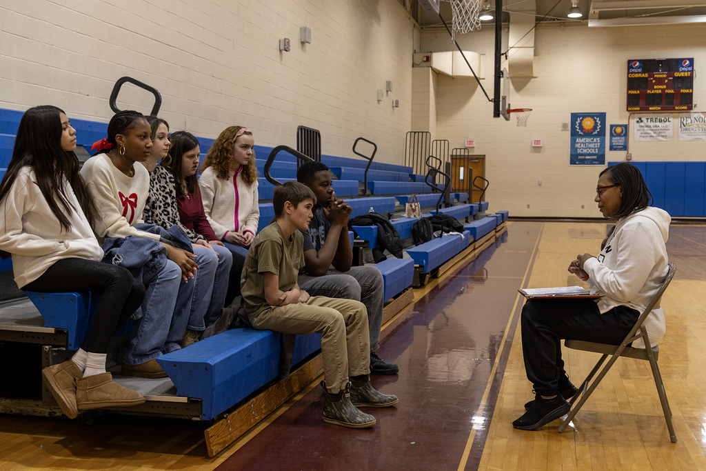 #FreeThrowFriday at Rosemary Middle School 