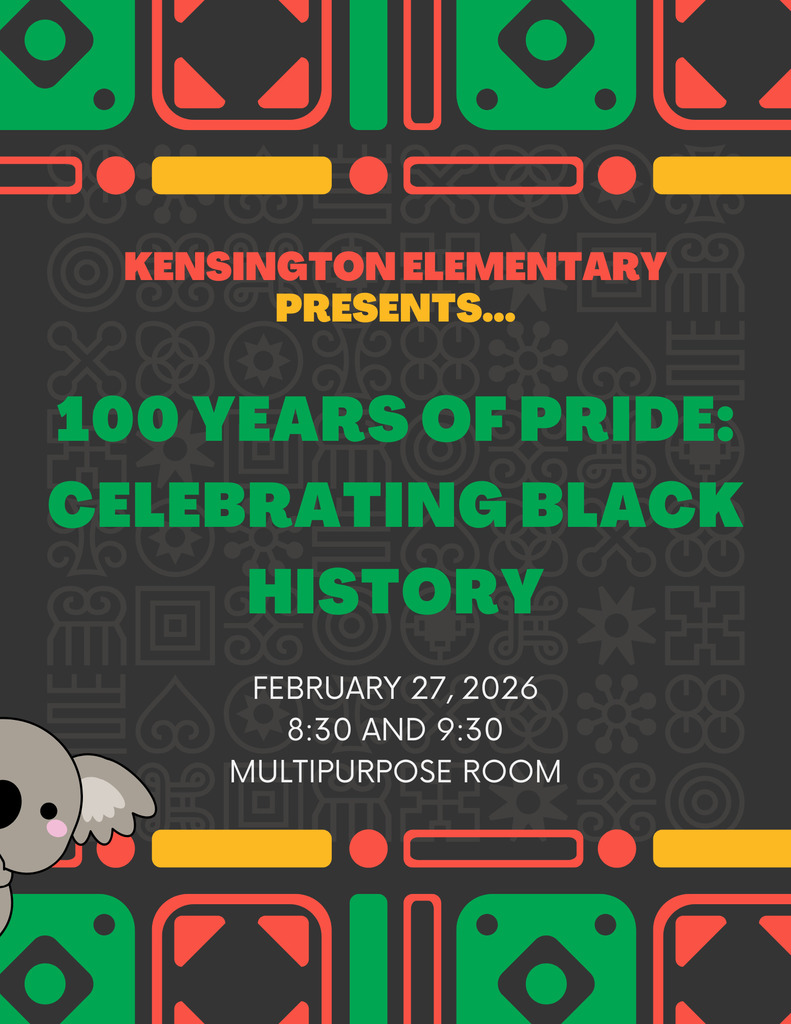 Black History Program February 27, 2026 at 8:30am and 9:30am.