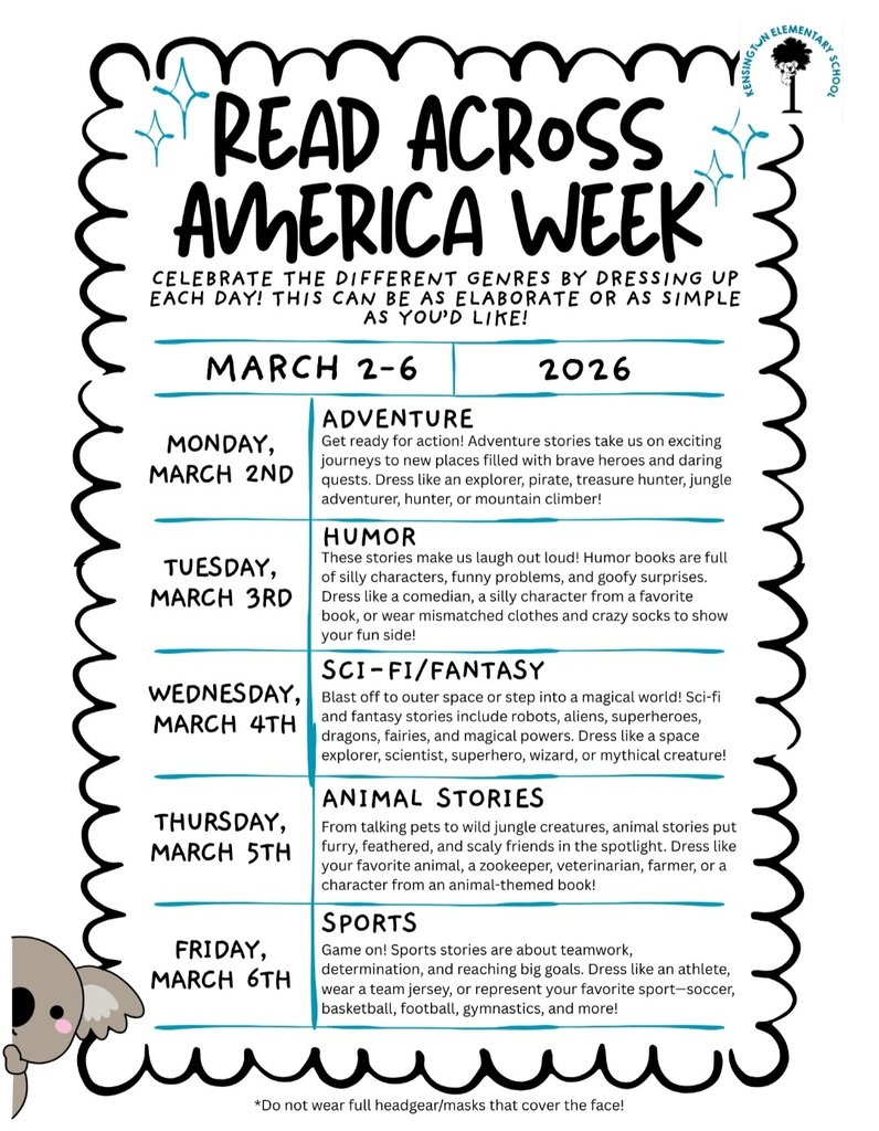 Read Across America Week March 2-6, 2026