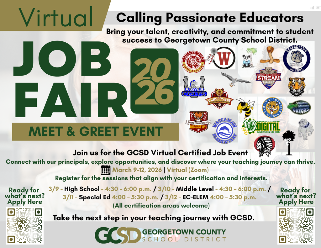 GCSD Virtual Job Fair 2026 - March 9 - 12