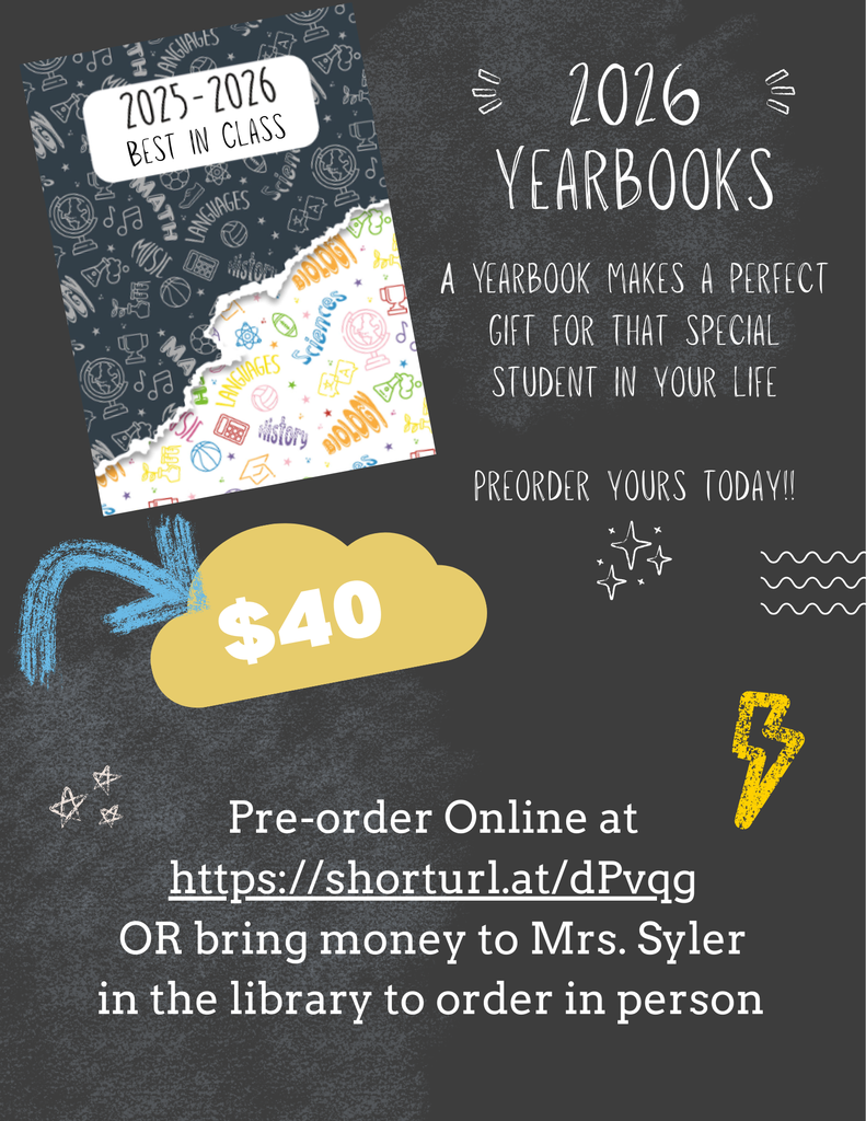 Yearbook Sale flyer