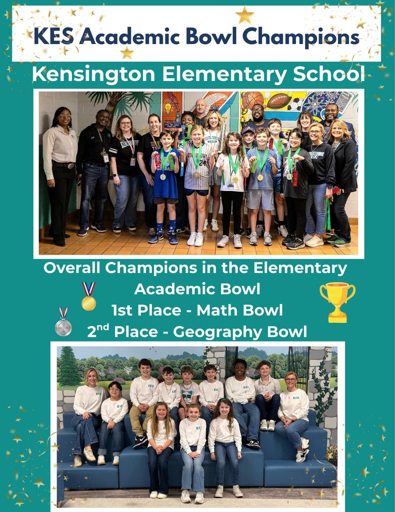 KES Academic Bowl Team won 1st Place in the Math Bowl, 2nd Place in the Geography Bowl, and are the overall Champions in the Elementary Academic Bowl