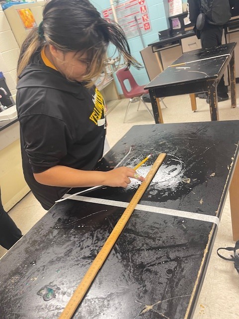 8th grade student celebrating pi day