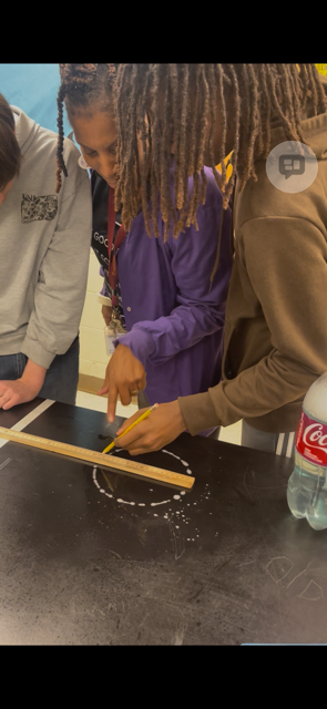 8th grade student celebrating pi day