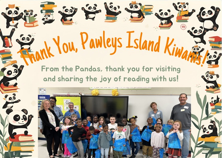 thank you to Pawleys island Kiwanis
