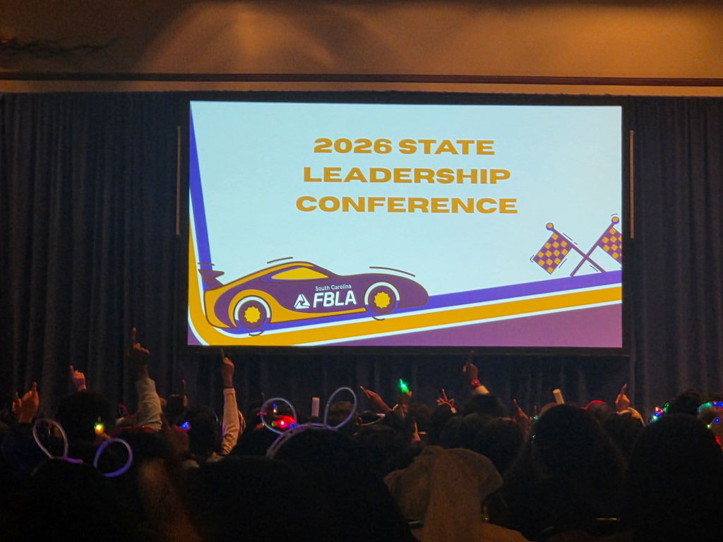 Students at the opening of the 2026 State Leadership Conference