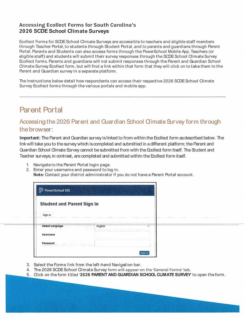 GHS Parents: Please fill out the "2026 Parent and Guardian School Climate Survey" for the school state report card. See the attached  directions for accessing the form.  