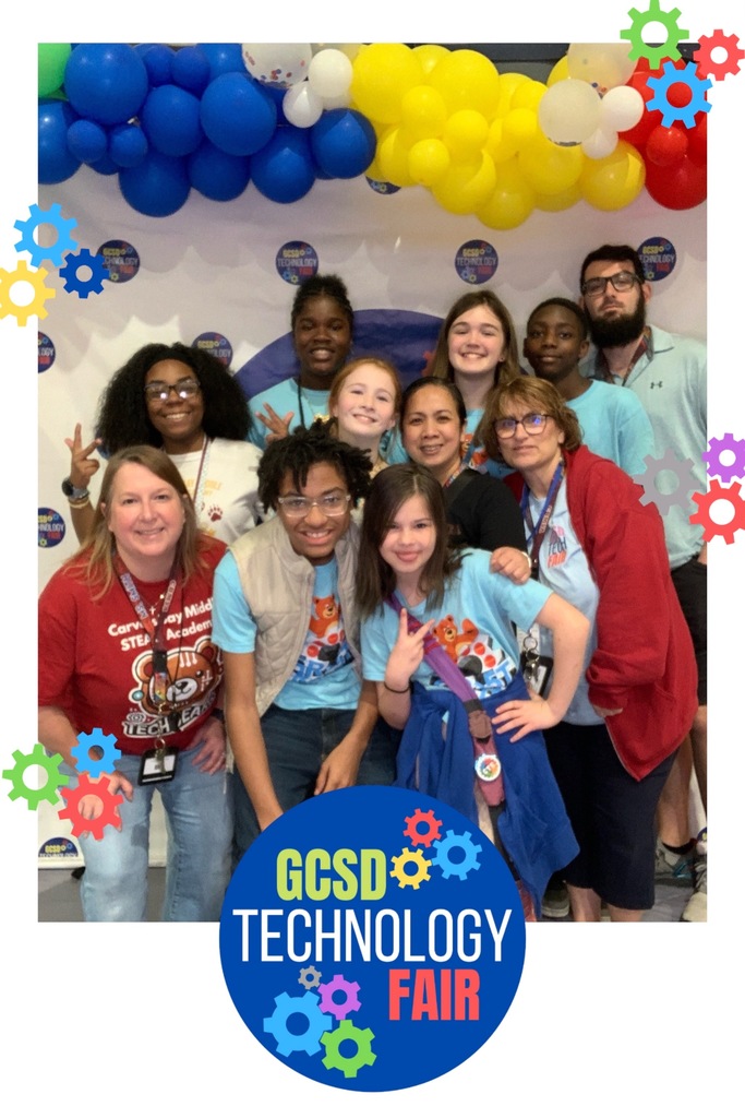 CBMSA students and teachers at the GCSD Technology Fair.